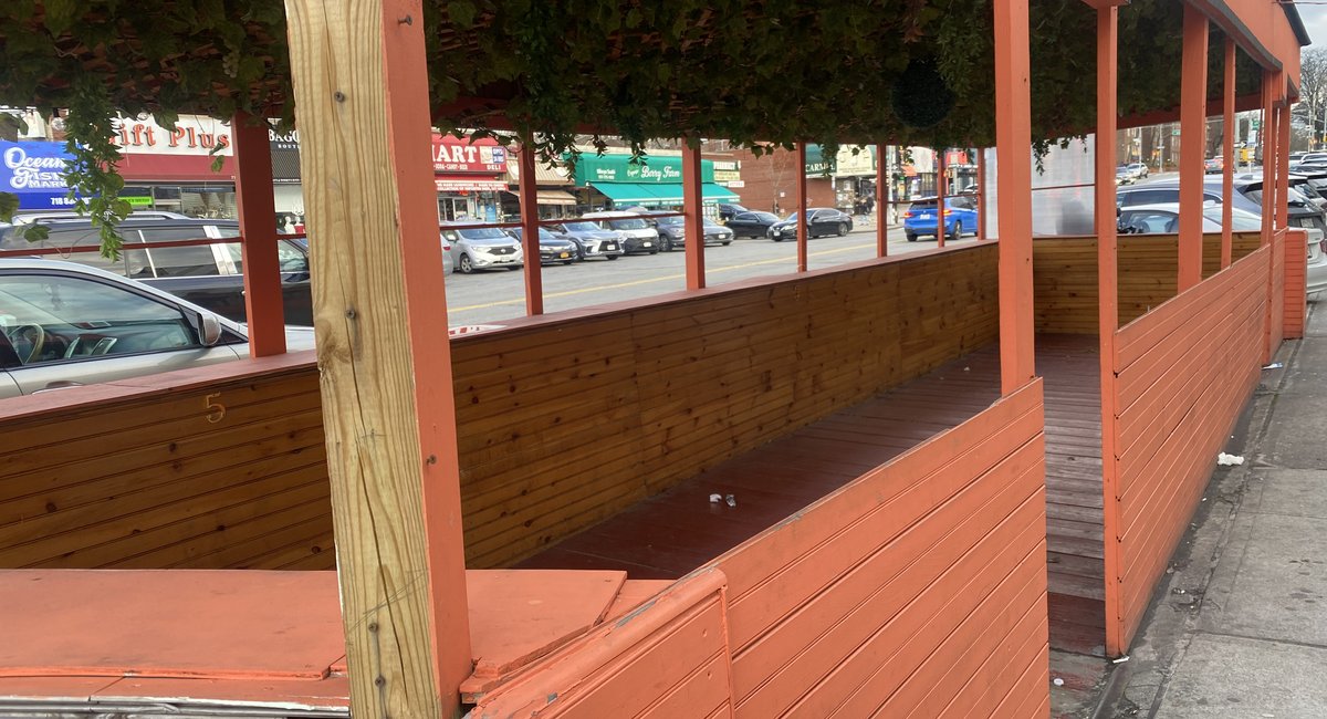 NYC’s roadway dining sheds must come down Friday