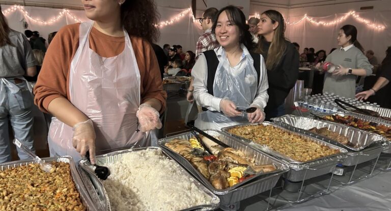 Upper West Side school with migrant students holds Thanksgiving feast with global cuisine