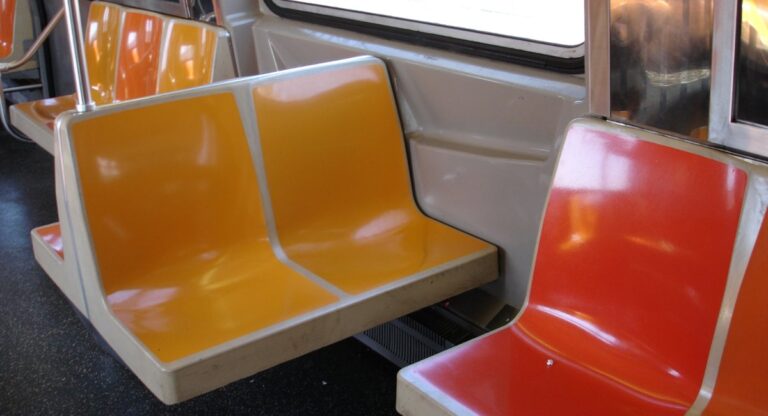 Extra Extra: MTA's orange and yellow subway seats are for lovers