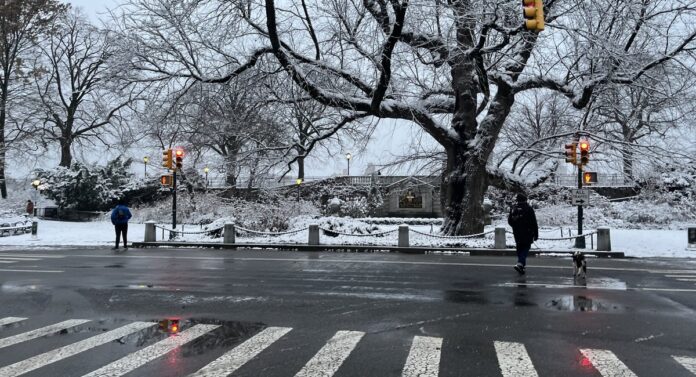 NYC, NJ get snow on the first day of winter, arctic temps ahead of Christmas