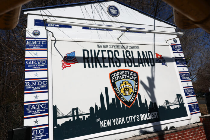 Rikers Island jail in New York Cioty.